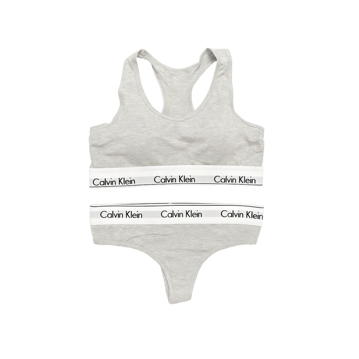 Conjunto Deportivo Calvin Klein Mujer T Gris